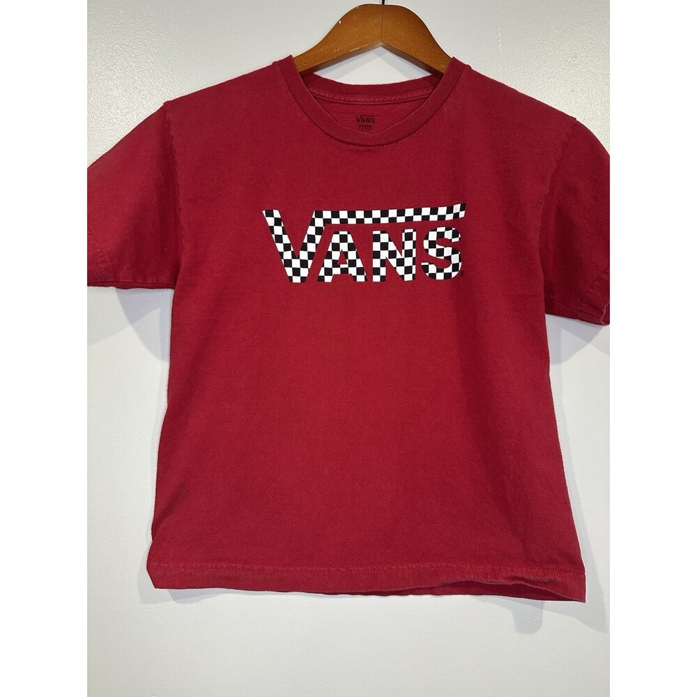Vans Shirt Boys Medium graphic tee Sz Med streetwear urban y2k skatecore retro‎